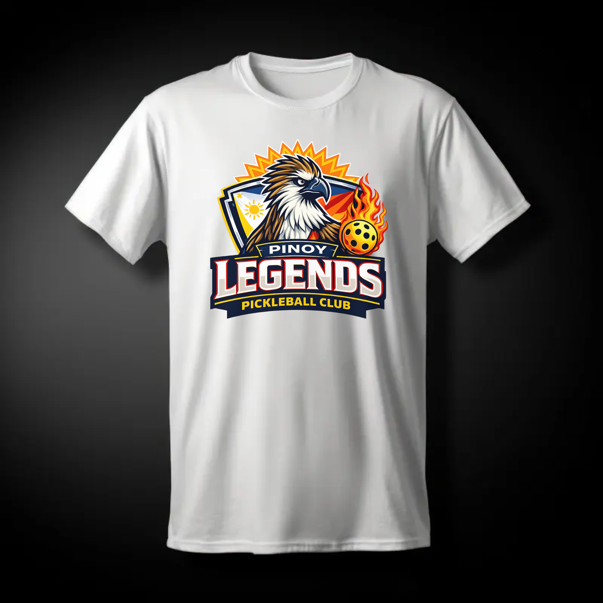 Pinoy Legends Pickleball Club complimentary founding member t-shirt